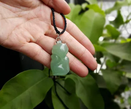 Hồ ly đá ngọc đông linh dáng đẹp S6345