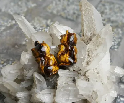 Hồ ly đá mắt mèo dáng đẹp S6346