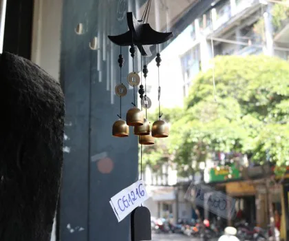 Chuông gió 12 ống ( màu trắng) FCG1227