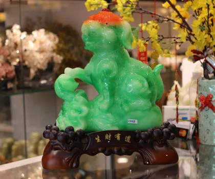 Chó xanh ngọc bên như ý - Sanh tài hữu đạo C012A