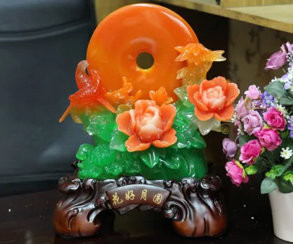 Mẫu đơn trăng hồng bên chim - Hoạ hảo nguyệt viên C193A