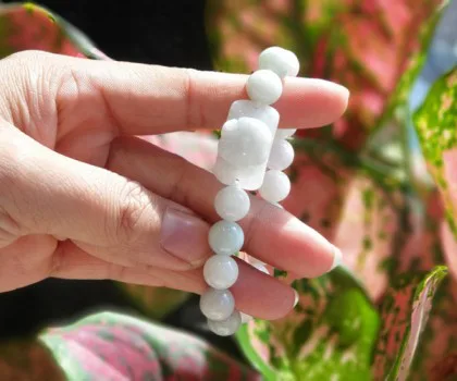 Chuỗi phỉ thúy có ván Mẫu đơn S6797