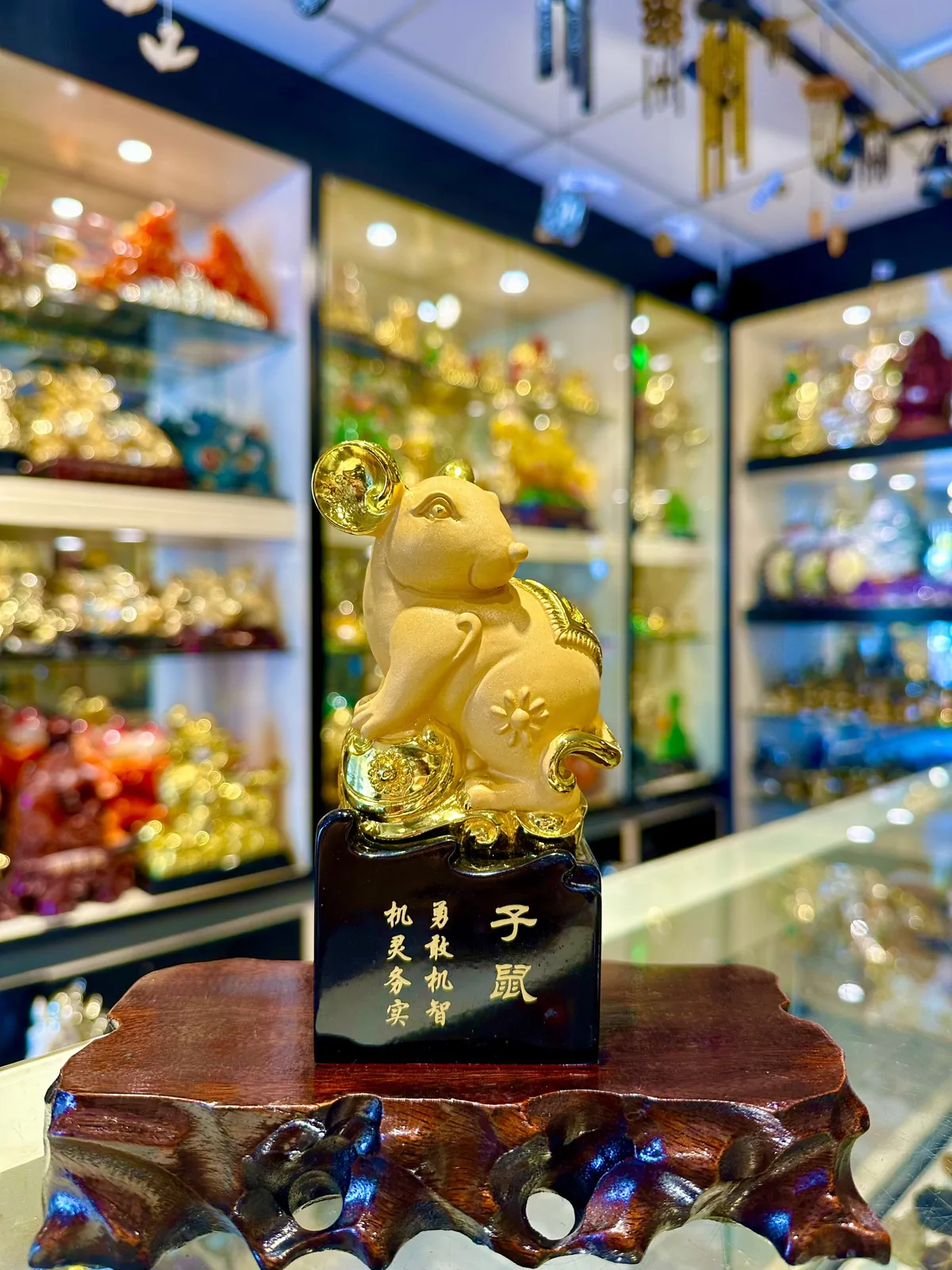 Chuột vàng - Tí chuột - Cơ linh vụ thực - Dũng cảm cơ túc TM025