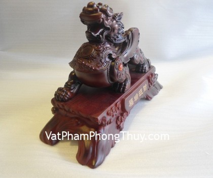 Tỳ hưu gỗ đế gỗ - phước thụy vượng tài A084