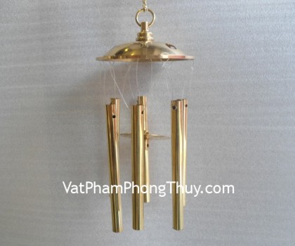 Chuông gió đồng 1 tầng 6 ống lớn D161